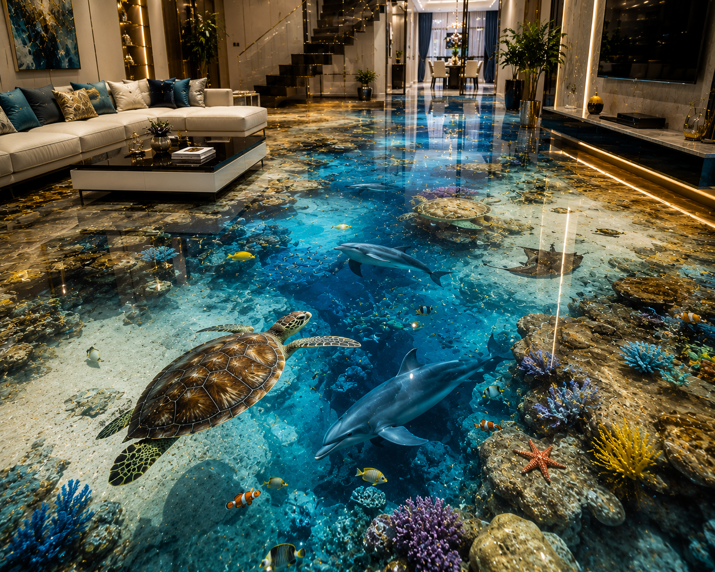 3D Custom Epoxy Flooring